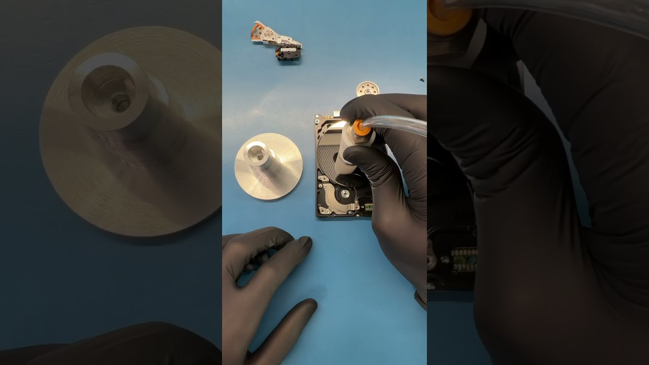 Clicking Hard Drive? - real hard drive recovery video from the MDRepairs lab